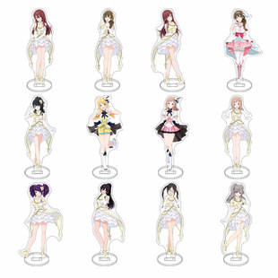 偶像大师闪耀色彩 新田美波 柏木翼星梨花小宫果穗亚克力立牌摆件