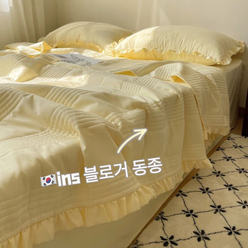 水洗纱ins韩国博主同款夏凉被