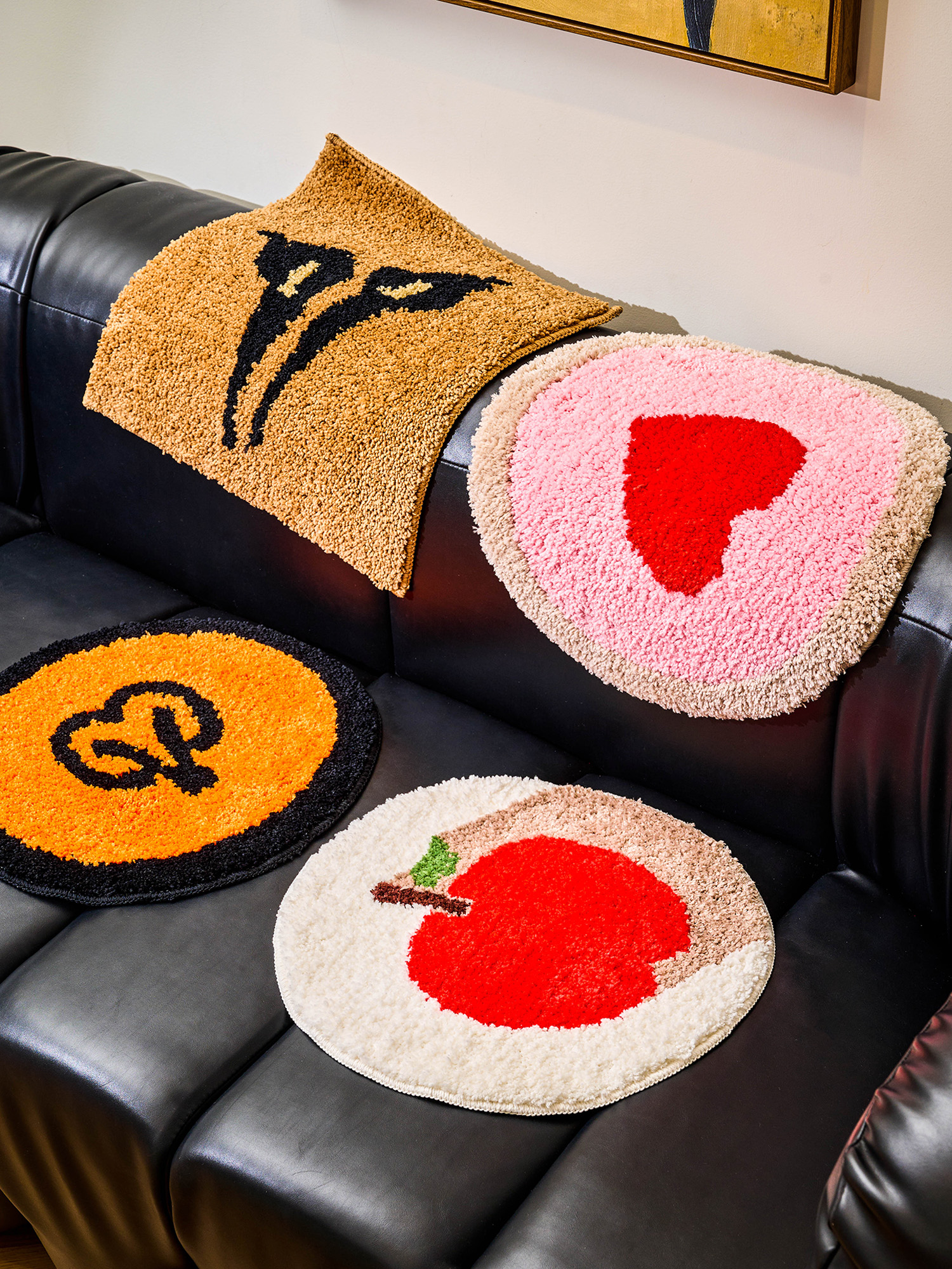 NEWYOGO簇绒防滑坐垫保暖