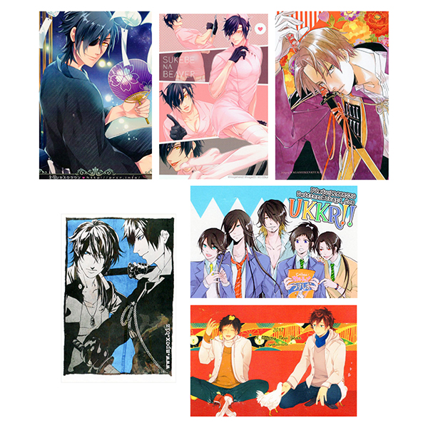 渡鸦阁下现货日版刀剑乱舞 同人明信片卡片 烛台切光忠压切长谷部