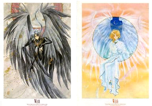 渡鸦阁下现货日版CLAMP WISH绝版双面文件夹琥珀红榴