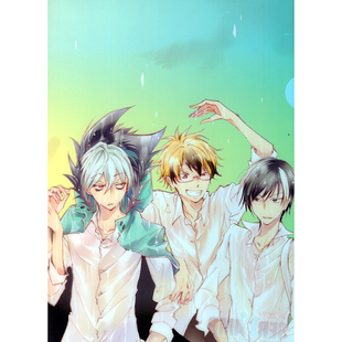 渡鸦阁下 现货 日版 SERVAMP 吸血鬼仆人 小黑 特典A4塑胶文件夹