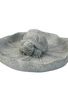 青砂石造景装饰可爱茶桌小鸭子