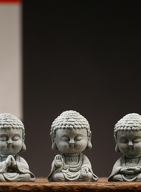 小佛像新中式如来茶宠摆件创意鱼缸造景桌面装饰精品开业乔迁礼品