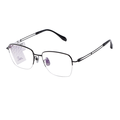 诗莱尔半框钛架近视眼镜框
