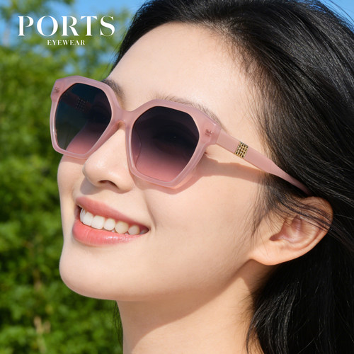 PORTS女士太阳镜大框复古轻奢高级慵懒时尚百搭夏日度假PSF23608