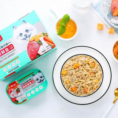 顽皮(Wanpy)犬鲜盒狗罐头主食湿粮金毛贵宾泰迪博美比熊狗主食罐