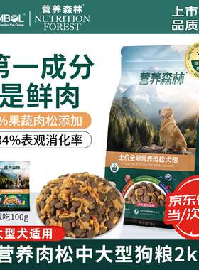 麦富迪营养森林狗粮 肉松双拼犬粮 成犬幼犬小型犬中大型犬通用型