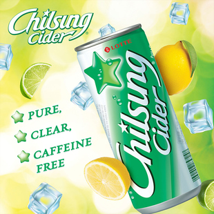 LOTTE乐天七星柠檬味汽水小罐装雪碧苏打气泡水韩国进口碳酸饮料