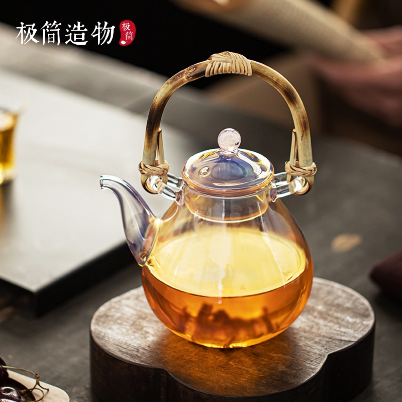 500ML高硼硅玻璃烧水壶