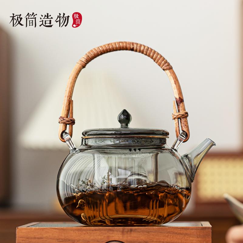高硼硅玻璃茶水分离带内胆