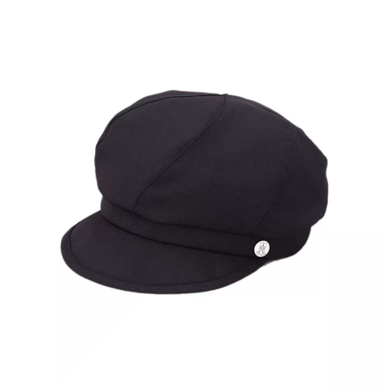 Ca4 章若楠同款黑色报童帽贝雷帽夏季新款显脸小帽子素颜神器百搭