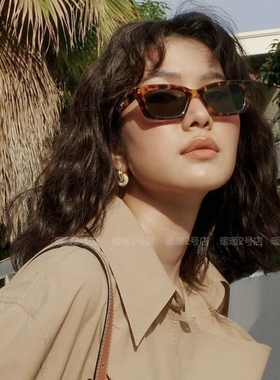 jennie同款防UV紫外线扁框 1996墨镜太阳镜