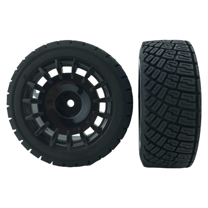 1/10 模型车轮胎平跑竞速轮胎皮适用ARRMA  HSP TRAXXAS 跑街胎皮