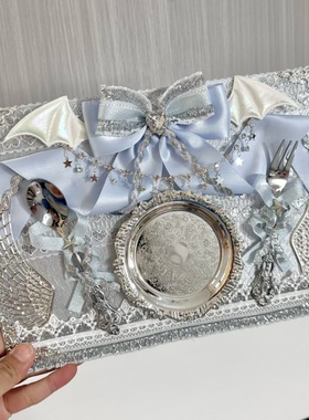 成子夕原创b5成品极光之恋谷美扎餐盘痛包痛板配饰装饰蝴蝶结扎板