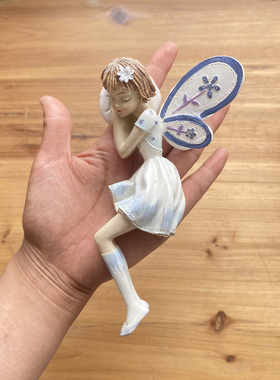 外贸原单复古树脂小精灵花仙子摆件书桌小饰品伴手礼送女生小礼品
