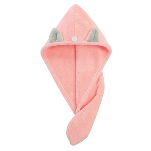 洁丽雅儿童干发帽女超强吸水速干可爱亲子洗头宝宝包头发毛巾浴帽