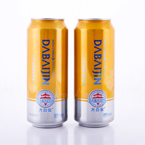 青岛进口酿造白啤酒500ml
