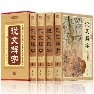 说文解字原版 许慎著正版全版 全今释图解540部首篆书字注解 精装大字本说文解字注段玉裁注小学生版图解汉字古汉语儿童