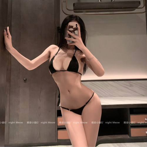 性感三点式比基尼内衣套装女