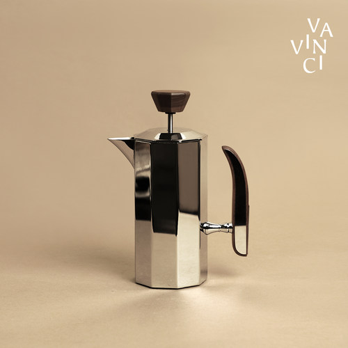 复古轻奢不锈钢手冲咖啡壶摩卡壶