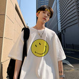 不断货纯棉重磅潮牌潮流青少年宽松圆领短袖T恤B219-Y227-P25，男装T恤，电商B219