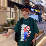 得物品质纯棉重磅潮牌潮流青少年宽松圆领短袖T恤B219-Y441-P25，商品下架区，电商B219