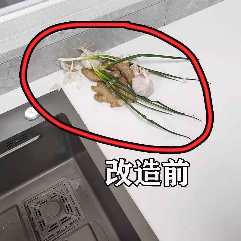 日本葱姜蒜收纳筐免打孔