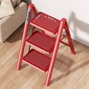 日本梯子家用折叠梯室内人字梯小型楼梯登高三步梯新款 加宽小梯子