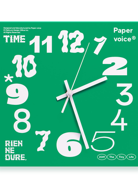 PAPERVOICE简约现代装饰挂钟