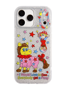 PAPER VOICE® ｜iphone17马尼尼与塔尼男孩闪光星星手机壳IMD抗氧化边框保护手机壳苹果手机小众原创ins风