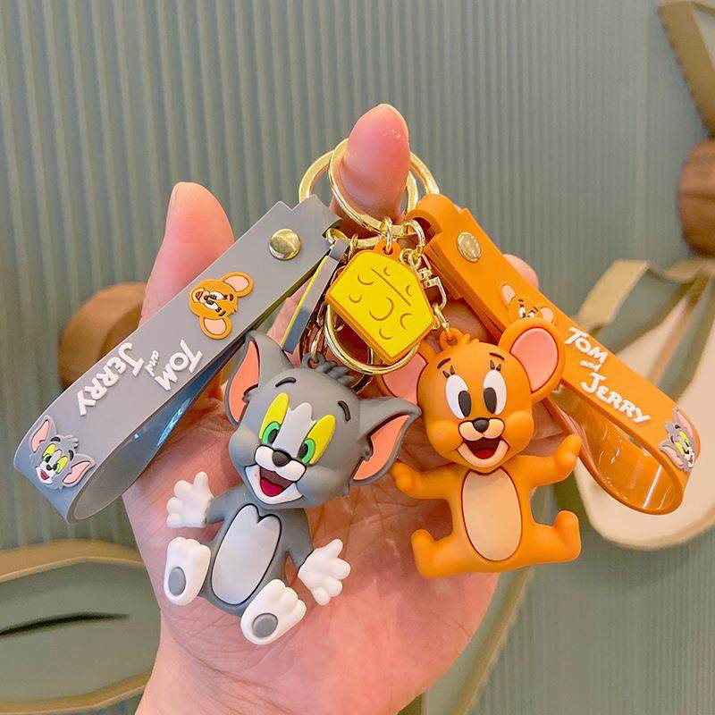 卡通钥匙链创意玩偶公仔钥匙链包包挂件小礼品PVC软胶钥匙扣挂饰