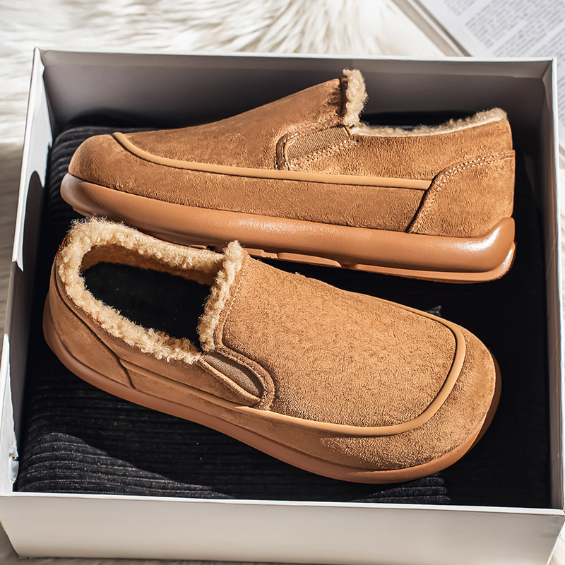 加绒保暖棉鞋全包勃肯鞋