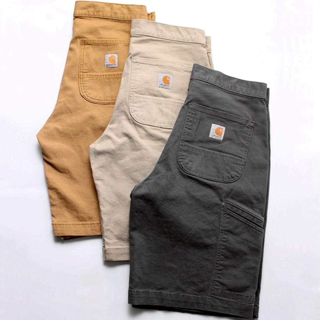 现货正品 Carhartt 102514卡哈特微弹工装短裤帆布多口袋宽松男女