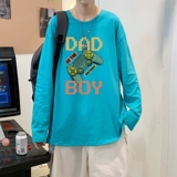 TC4001P32秋季2023新款中性百搭圆领长袖上衣宽松T恤打底衫潮，男装T恤，星座510A-5