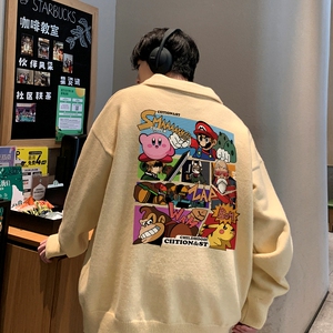 MF7344P58控78毛衣高领常规加厚翻领毛衣宽松慵懒风针织衫线衫图片