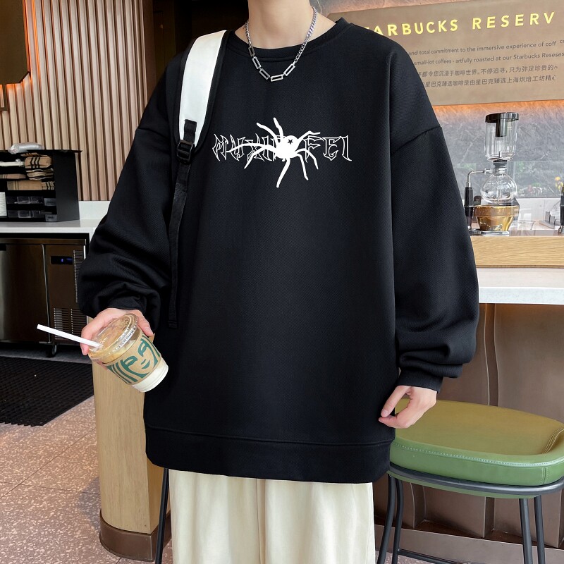 YB7331P45直播品质男士大菠萝纹卫衣圆领男上装卫秋冬男打底卫衣,男装卫衣,星座510A-5