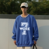 Y6188P40春打底衫圆领印花卫衣棉卫衣长袖打底T卫衣潮牌男装，男装卫衣，星座510A-5