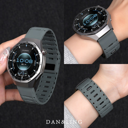 丹灵公主适用华为GT磁吸透气表带