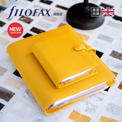 英国进口Filofax Finsbury A8 A7 A6 A52024年日程本真皮荔枝纹活