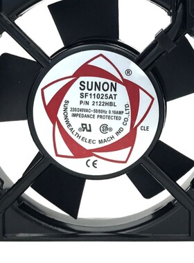 SUNON 100FZY SF11025AT P/N 2112HSL 轴流风机/风扇