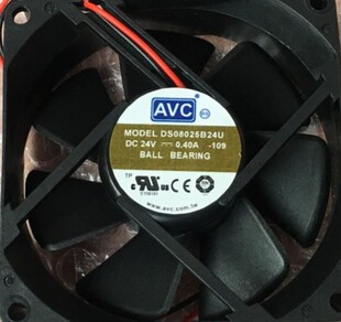 原装AVC DS08025B24U/B24H 24V 0.40A 8CM变频器8025散热风扇0.4A