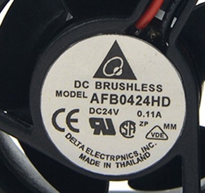 台达 4020 24v 0.11A 4cm 大风量 车载逆变 变频器风扇 AFB0424HD