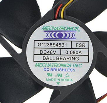 MECHATRONICS G1238S48B1 DC48V 0.08A 3线散热风扇