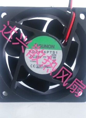 建准SUNON KD2406PTS1 6025 2.1W 24v变频器 开关电源风扇 6CM