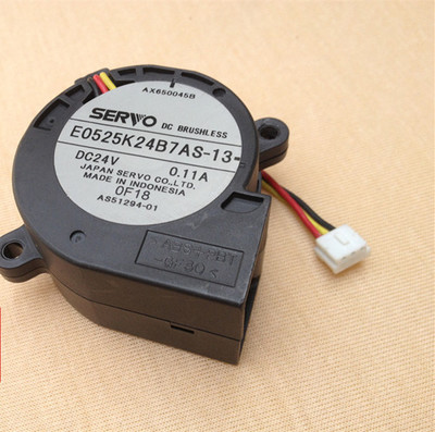 全新 SERVO 5025 24V 0.11A E0525K24B7AS-13 涡轮风扇