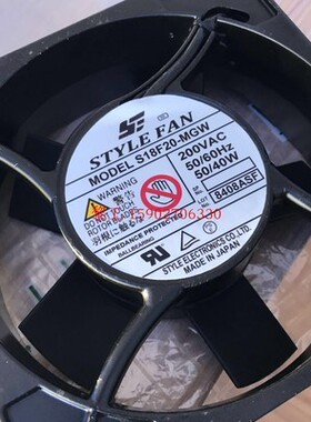 S18F20-MGW S18F20-M 日本STYLE 200V 40/50W耐高温 进口风扇
