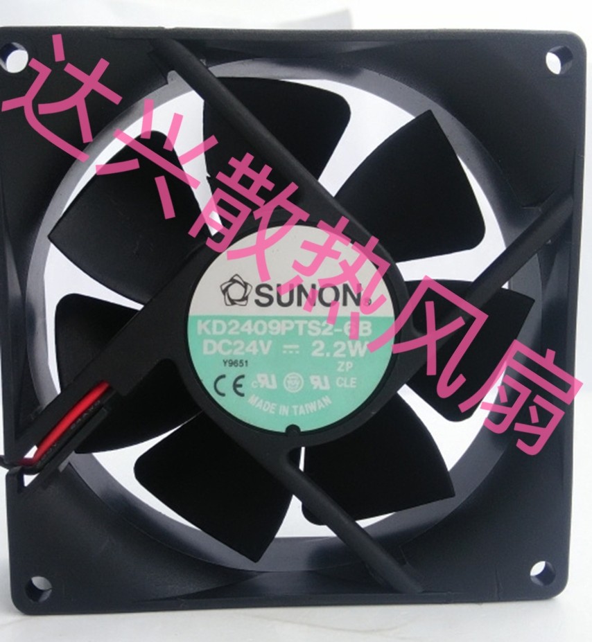 SUNON KD2409PTS1-6B 24V 2.9W 9CM 9025 2线变频器散热风扇