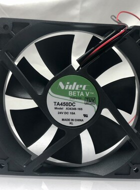 Nidec TA450DC A34349-16S 24V 0.15A 12025散热风扇