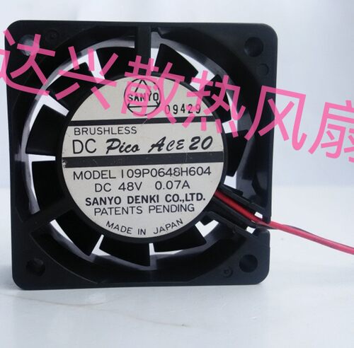 全新三洋 6020 48V 0.07A 109P0648H604 服务器风扇
